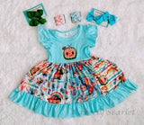Blue Coco Twirl Dress *Clearance