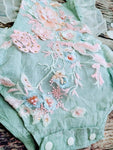 "Ivelander" Iridescent Floral Lace Romper