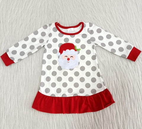 Polka Dot Santa Nightgown