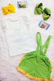 Tiana Themed Suspender Short Set *Clearance