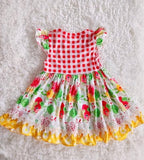Parks A-bloom Gingham & Floral Dress *Clearance