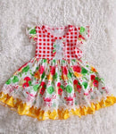 Parks A-bloom Gingham & Floral Dress *Clearance
