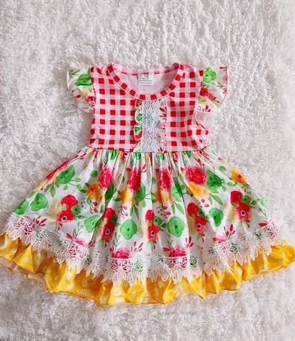 Park's A-bloom Gingham & Floral Dress *Clearance