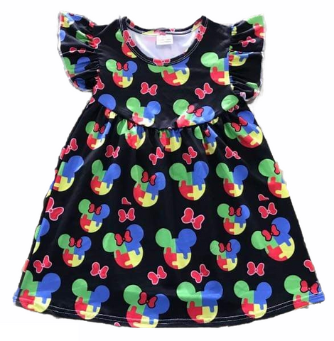 Autism Mouse Ears Sundress *Clearance