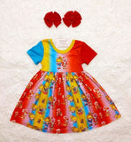 Strawberry Shortcake & Rainbow Brite 80's Dress