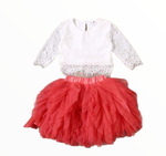 "Chennise" Lace Top with Gala Tutu Skirt *Clearance