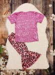 #KidLife Pink Leopard Pant Set