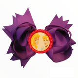 4" Princess Bottle Cap Bow