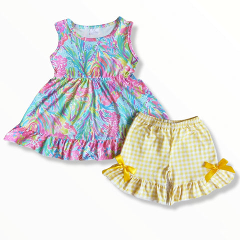 P Lilly Gingham Short Set *Clearance