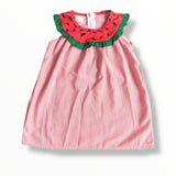 Watermelon Seersucker Sundress