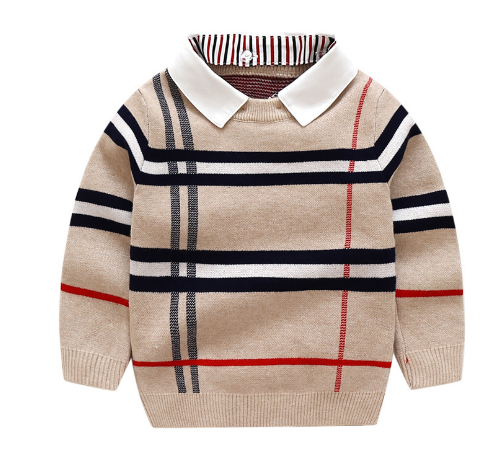 Burberry plaid deals sweater