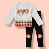 Peace Love Fall Pumpkin Pant Set
