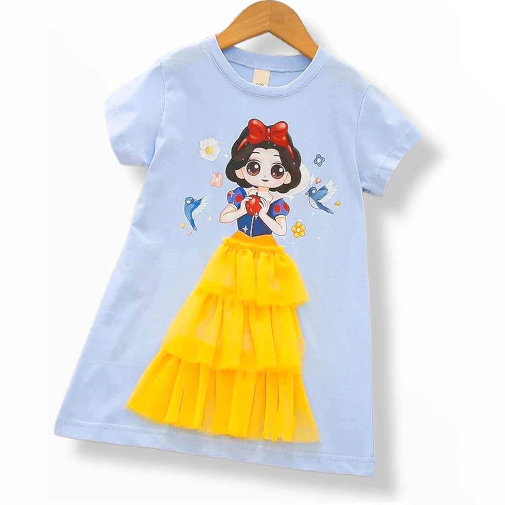 princess t shirt dress Princess and the Frog Tiana Disney Princess T-shirt dress L