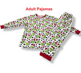Adult Red Grinch Pajamas
