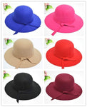 Wide Brim Cloche Hat
