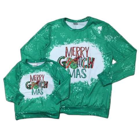 Merry Grinchmas Mommy & Me Shirt