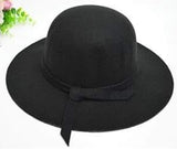 Wide Brim Cloche Hat