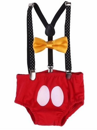 Mickey Bummie Suspender Set