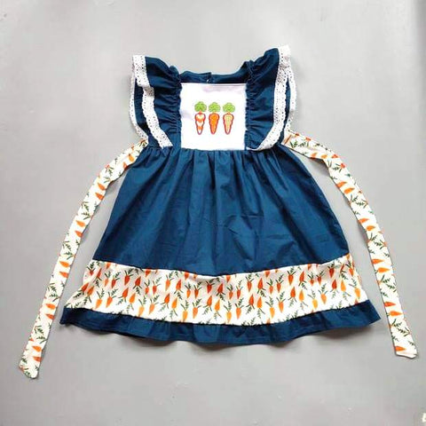 Sumbunny's Carrot Flutter Sleeve Dress